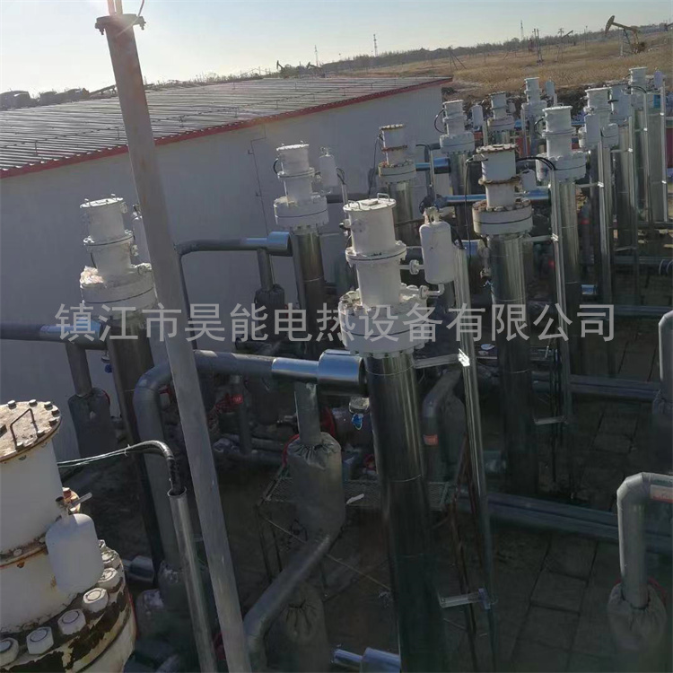 油田用護套加熱器現場施工